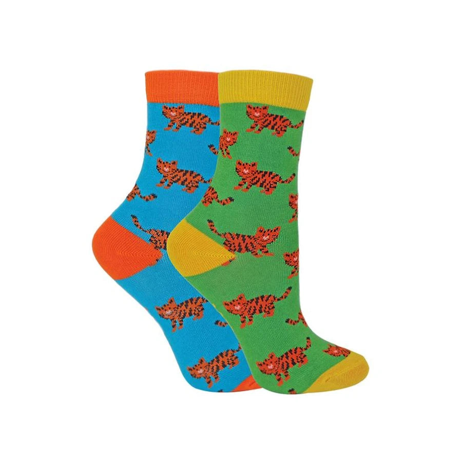 Mr Heron - 2 Pack Boys Bamboo Animal Socks