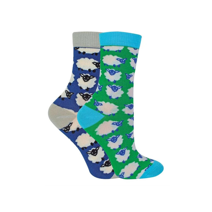 Mr Heron - 2 Pack Boys Bamboo Animal Socks