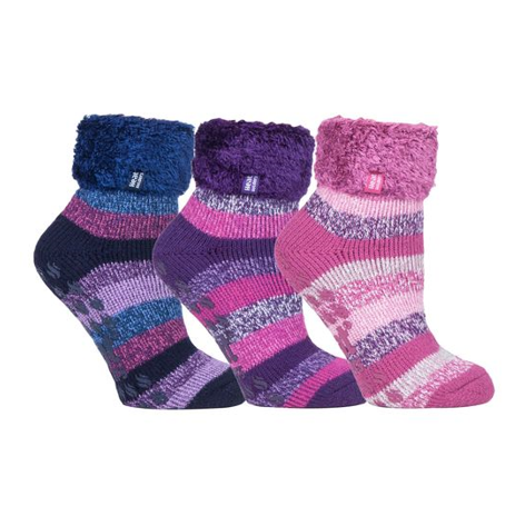 Heat Holders - 3 Pack Lounge Socks With Grips