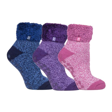 Heat Holders - 3 Pack Lounge Socks With Grips