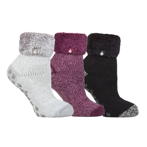 Heat Holders - 3 Pack Lounge Socks With Grips