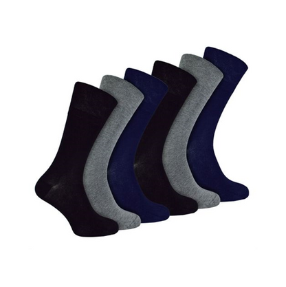 IOMI Footnurse - 6 Pair Men's Bamboo Diabetic Socks