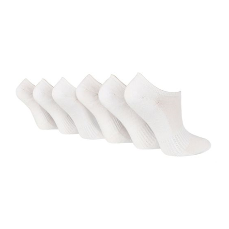 Wildfeet - 6 Pairs Ladies Cushioned Trainer Sports Socks
