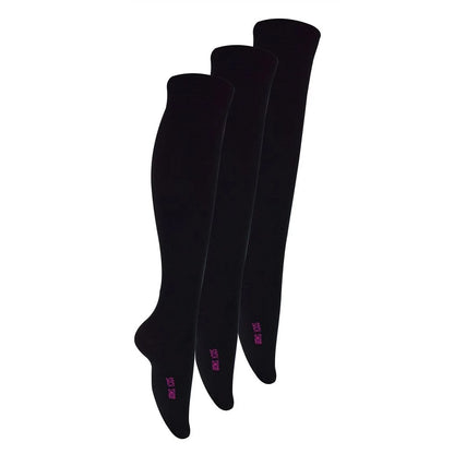 Sock Snob - 3 Pack Girls Extra Long Bamboo Socks