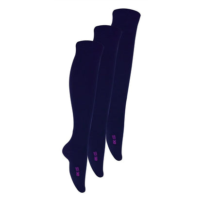 Sock Snob - 3 Pack Girls Extra Long Bamboo Socks