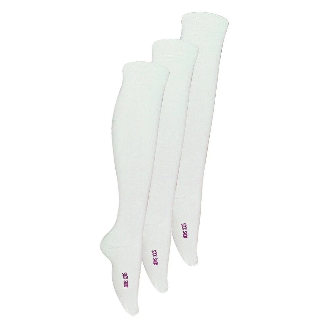 Sock Snob - 3 Pack Girls Extra Long Bamboo Socks