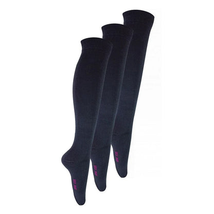 Sock Snob - 3 Pack Girls Extra Long Bamboo Socks