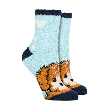 Wildfeet - 2 Pack Ladies Warm Lounge Socks in Gift Box