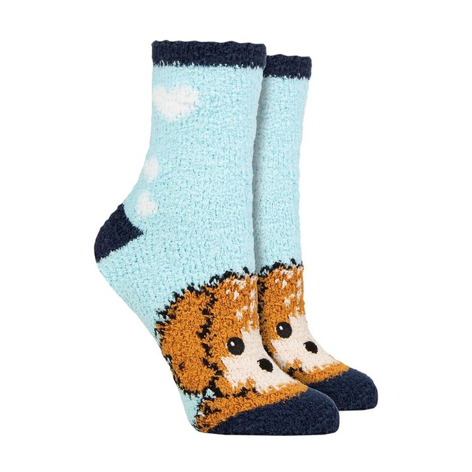 Wildfeet - 2 Pack Ladies Warm Lounge Socks in Gift Box
