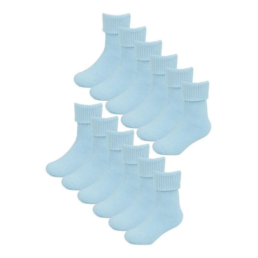 Babies 12 Pack Plain TOT Socks
