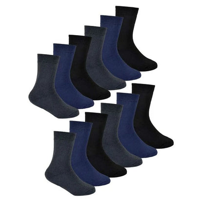 Heatguard - 12 Pairs Boys & Girls Thermal Socks