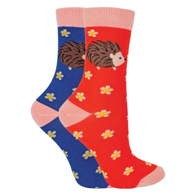 Miss Sparrow - 2 Pack Girls Bamboo Animal Socks
