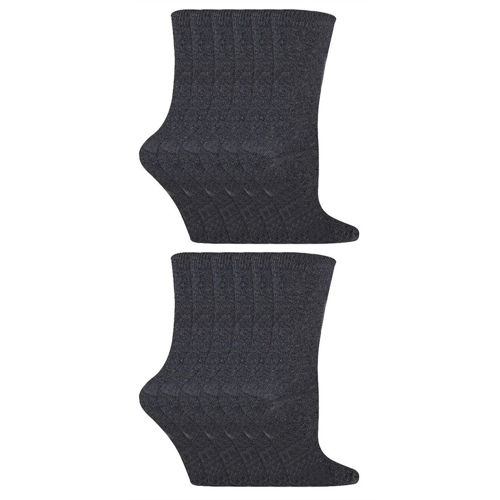 Sock Snob - 12 Pack Kids Solid Colour Cotton Socks