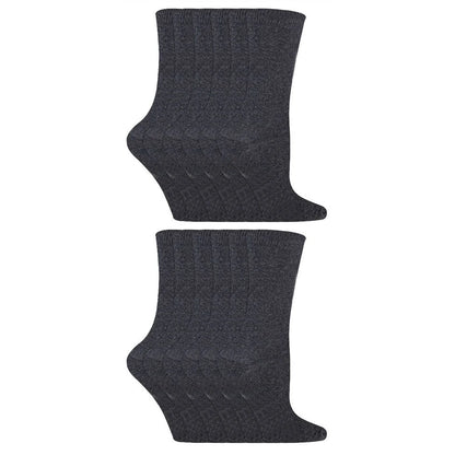Sock Snob - 12 Pack Kids Solid Colour Cotton Socks