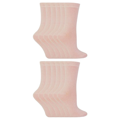 Sock Snob - 12 Pack Kids Solid Colour Cotton Socks
