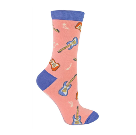 Miss Sparrow - Bamboo Patterned Guitar Socks