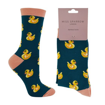 Miss Sparrow - Bamboo Rubber Ducks Socks
