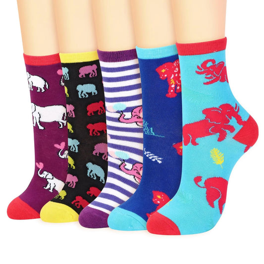 VINSANI Elephant Socks 5pk 1010413